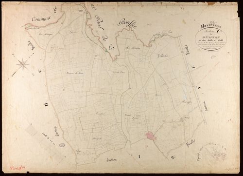 Montpezat-de-Quercy - Section I - Espère, 1ère feuille