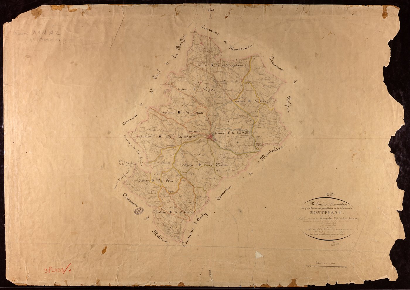 Montpezat-de-Quercy - Tableau d'assemblage