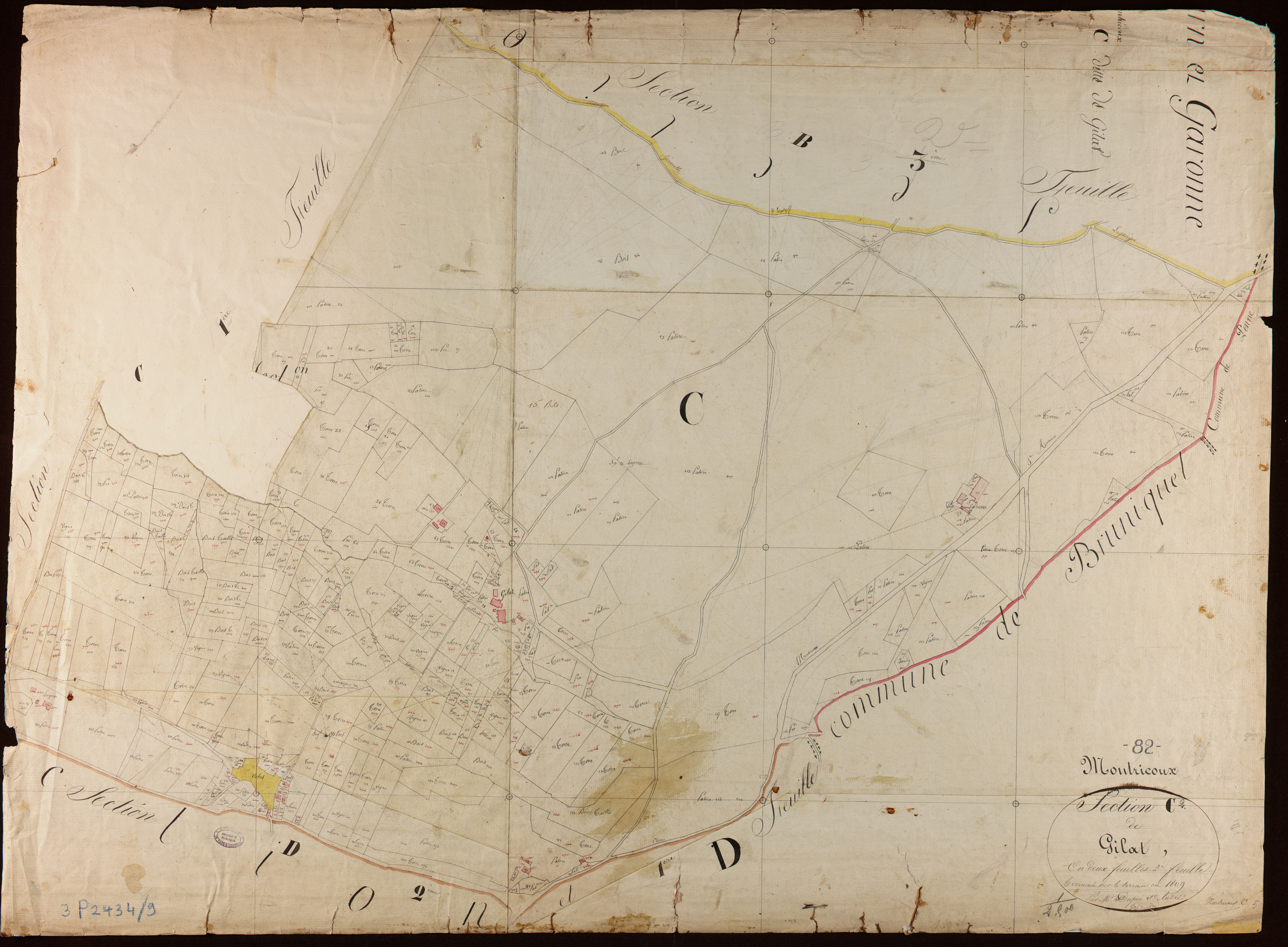 Montricoux - Section C - Gilat, 2e feuille