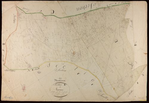 Montricoux - Section E - Lavaur, 1ère feuille