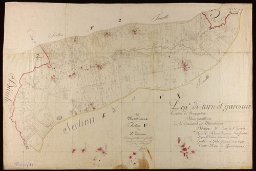 Montricoux - Section F - Saint-Laurent, 1ère feuille