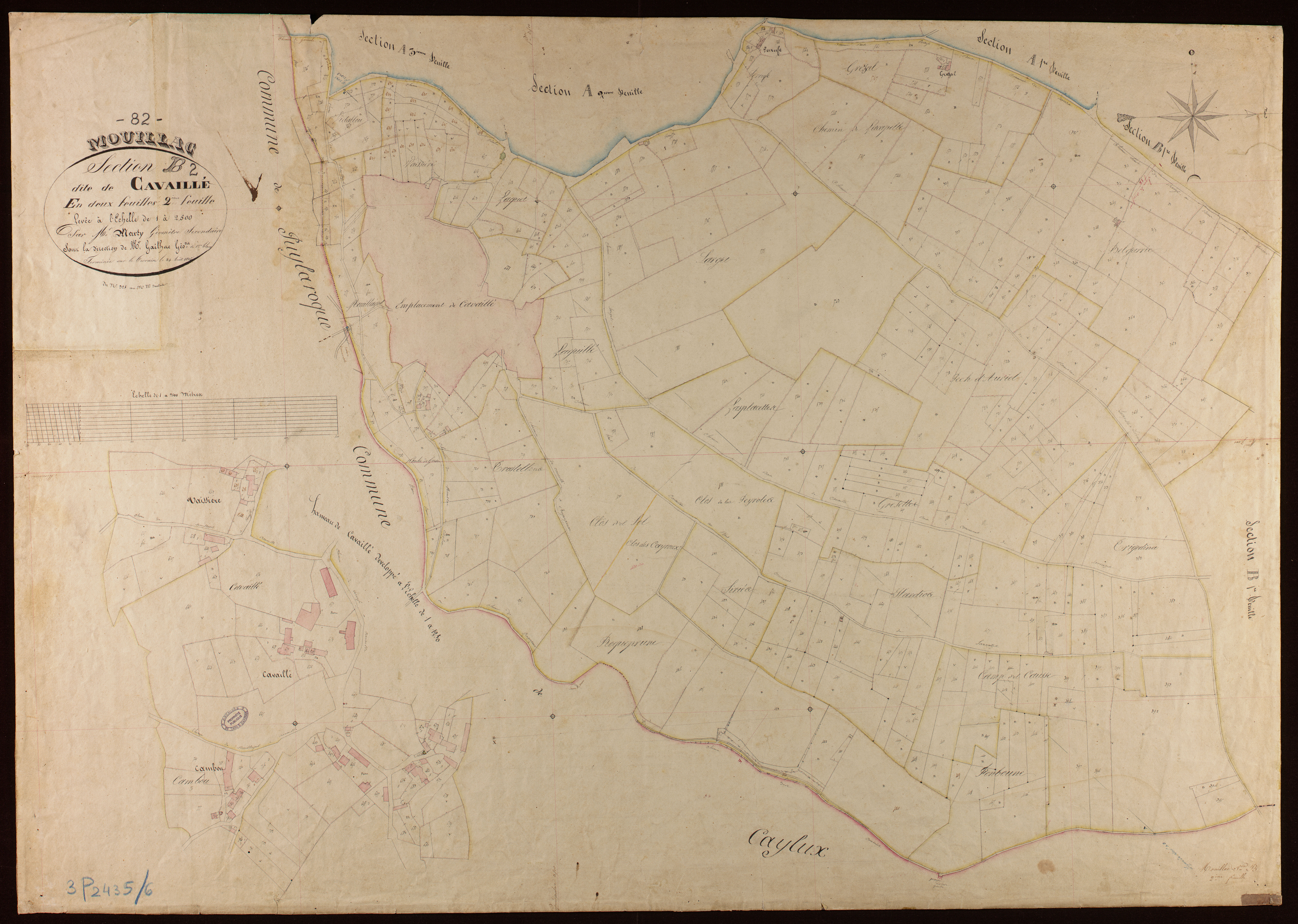 Mouillac - Section B - Cavaillé, 2e feuille