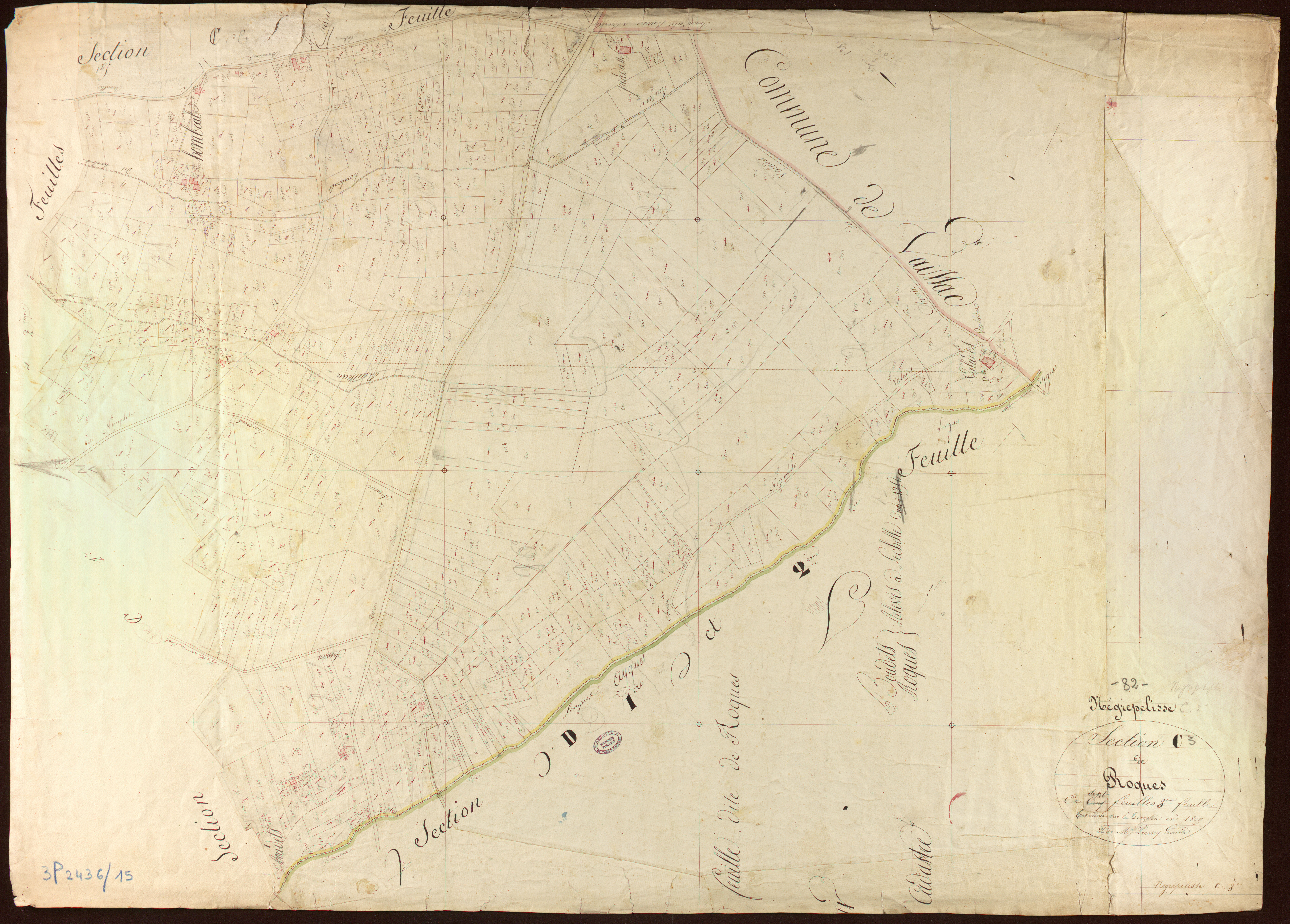 Nègrepelisse - Section C - Roques, 3e feuille
