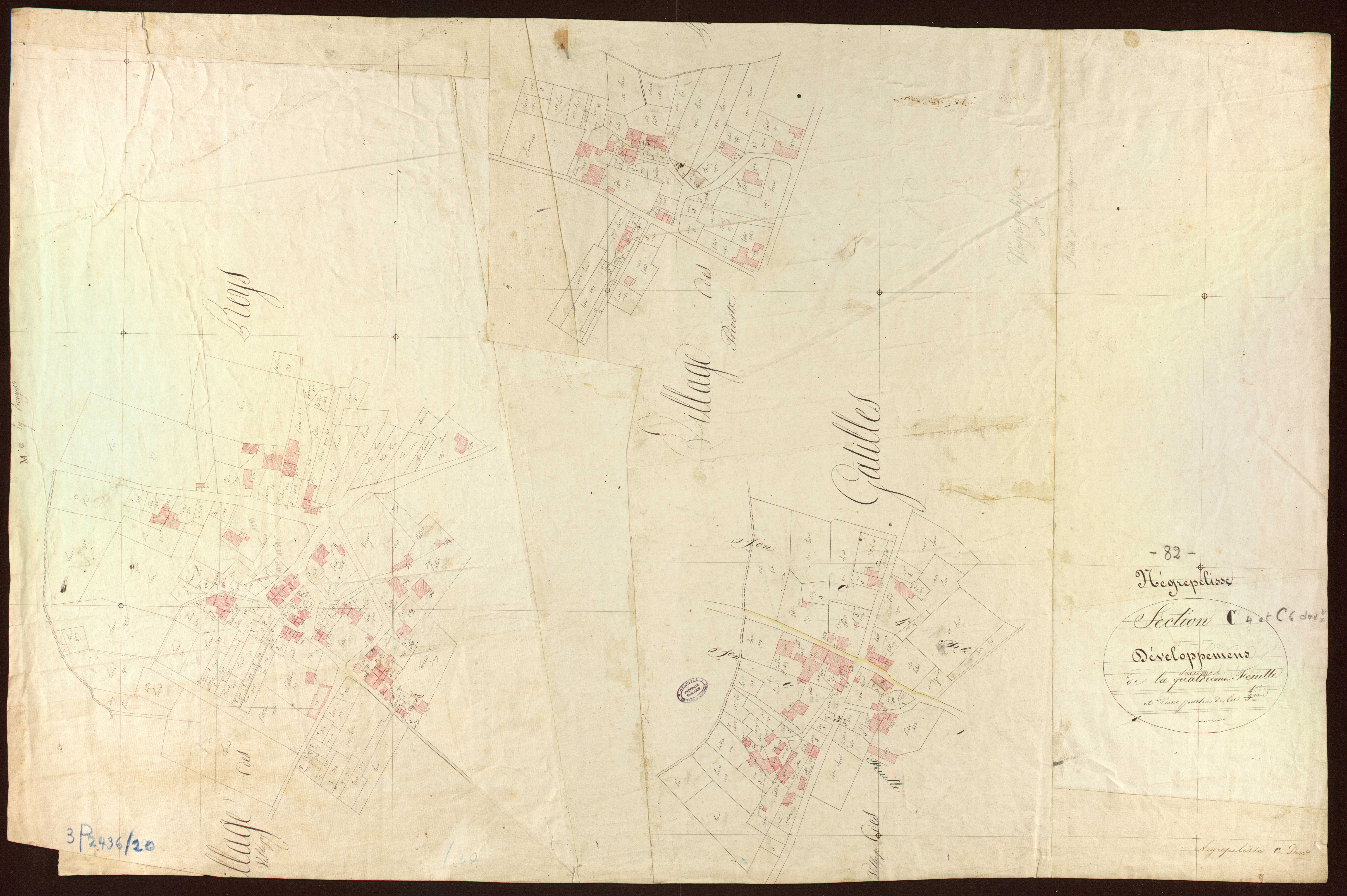Nègrepelisse - Section C - Roques, 4e et 6e feuille : développement