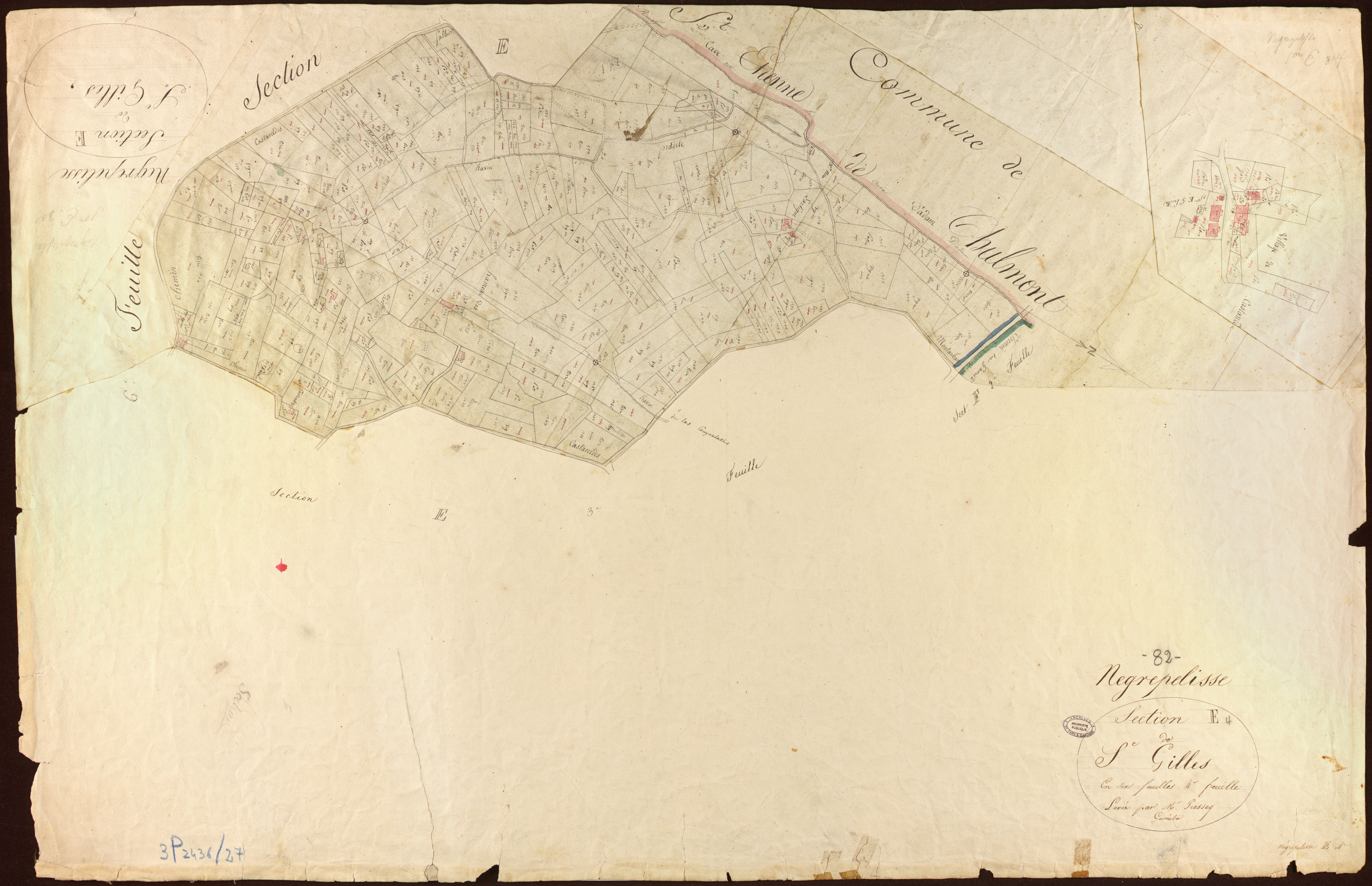 Nègrepelisse - Section E - Saint-Gilles, 4e feuille