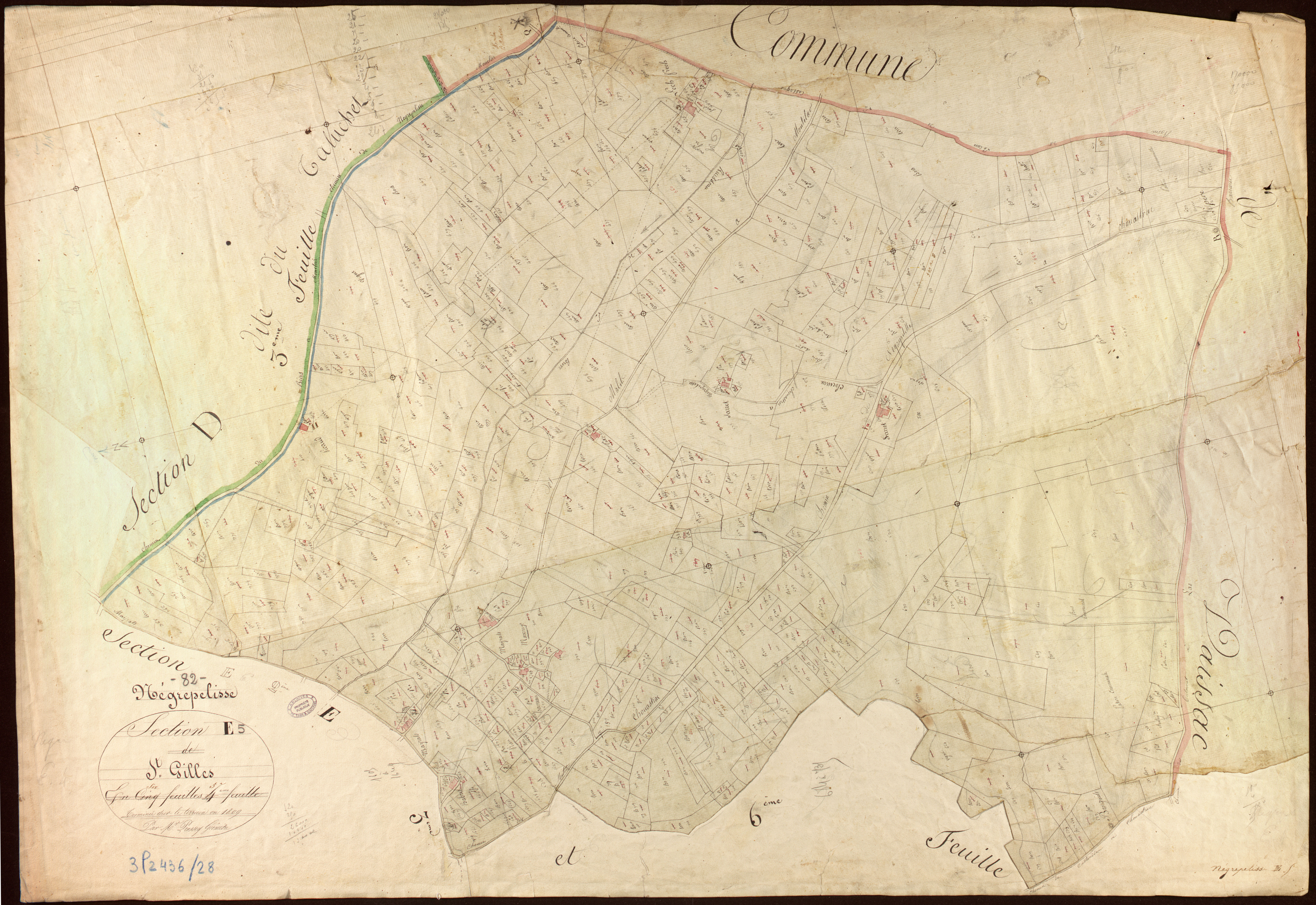 Nègrepelisse - Section E - Saint-Gilles, 5e feuille