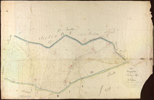 Nègrepelisse - Section E - Saint-Gilles, 1ère feuille