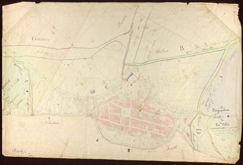 Nègrepelisse - Section G - La Ville, 1ère feuille