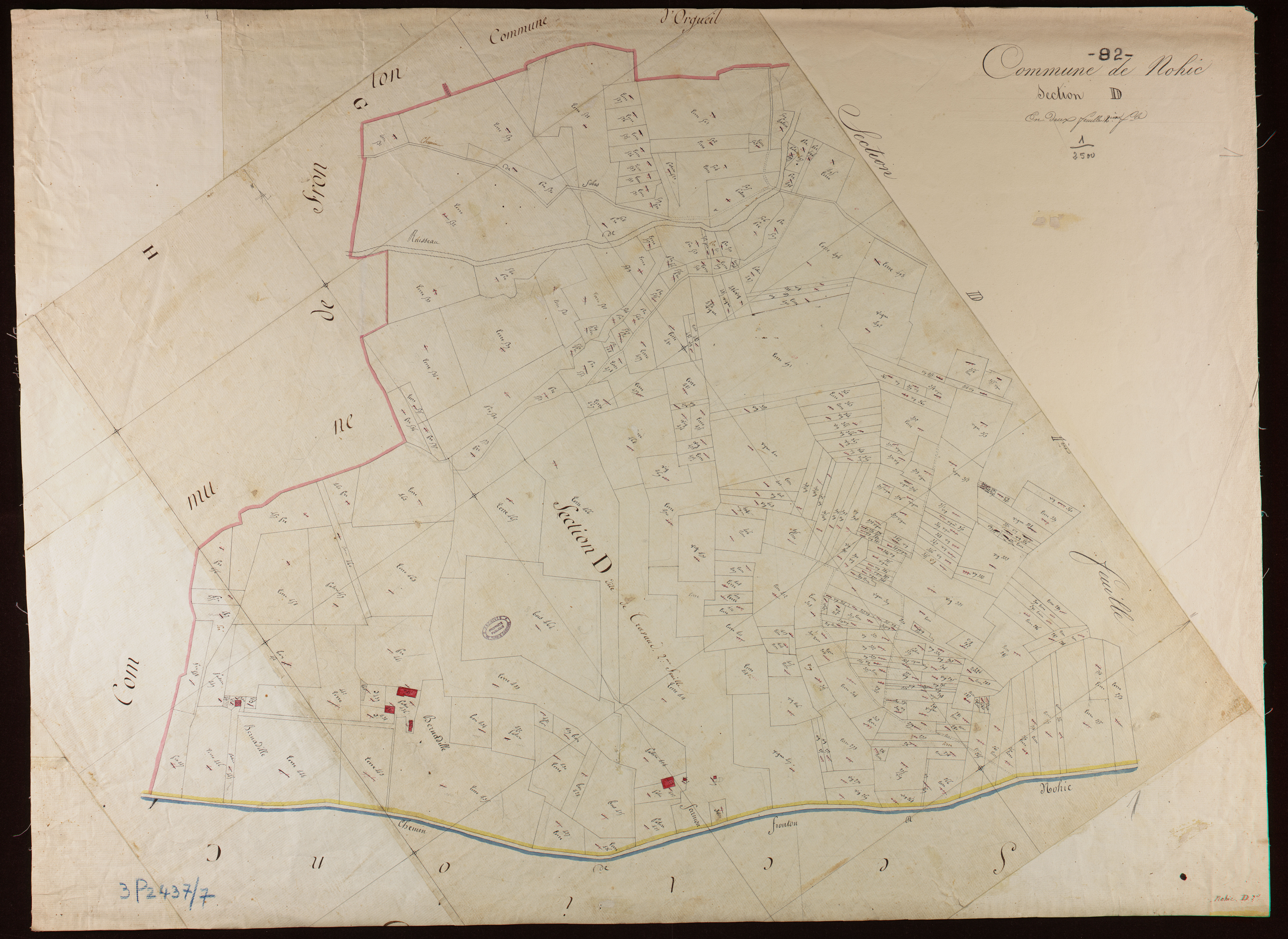 Nohic - Section D - Travaud, 2e feuille