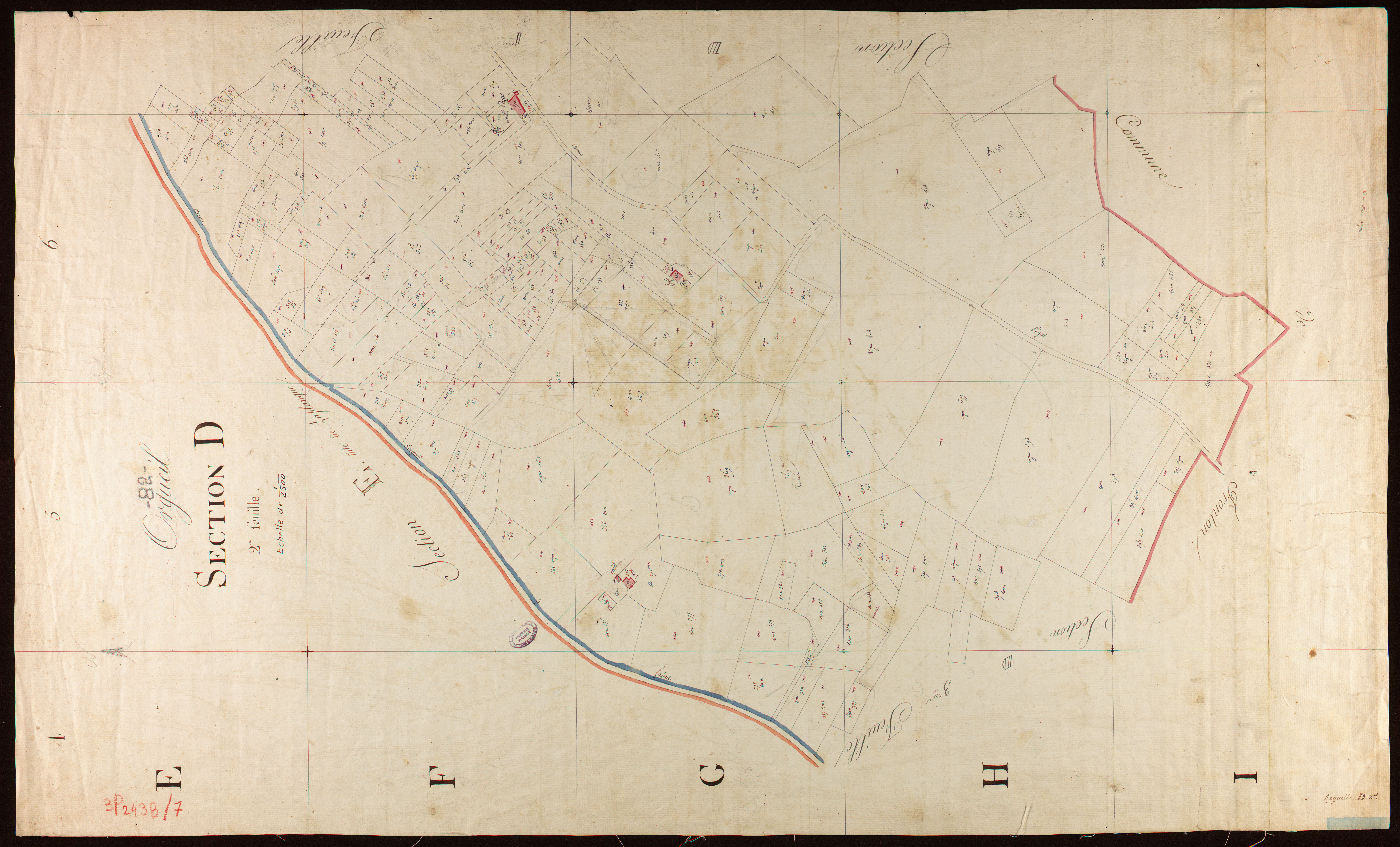 Orgueil - Section D - Pautal, 2e feuille