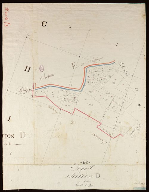 Orgueil - Section D - Pautal, 3e feuille