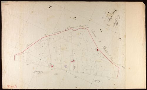 Orgueil - Section E - Laplanque, 1ère feuille