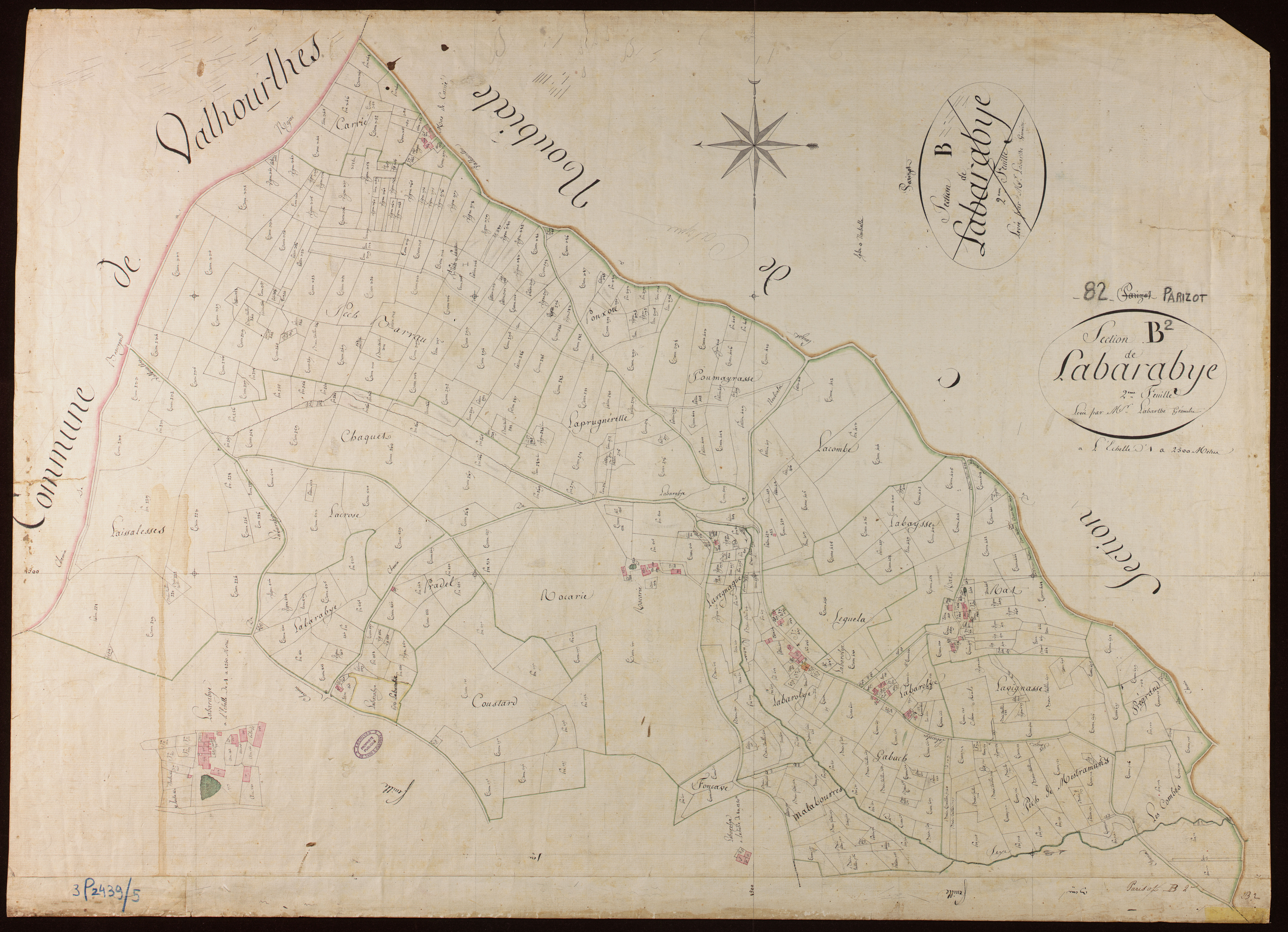 Parisot - Section B - Labarabye, 2e feuille