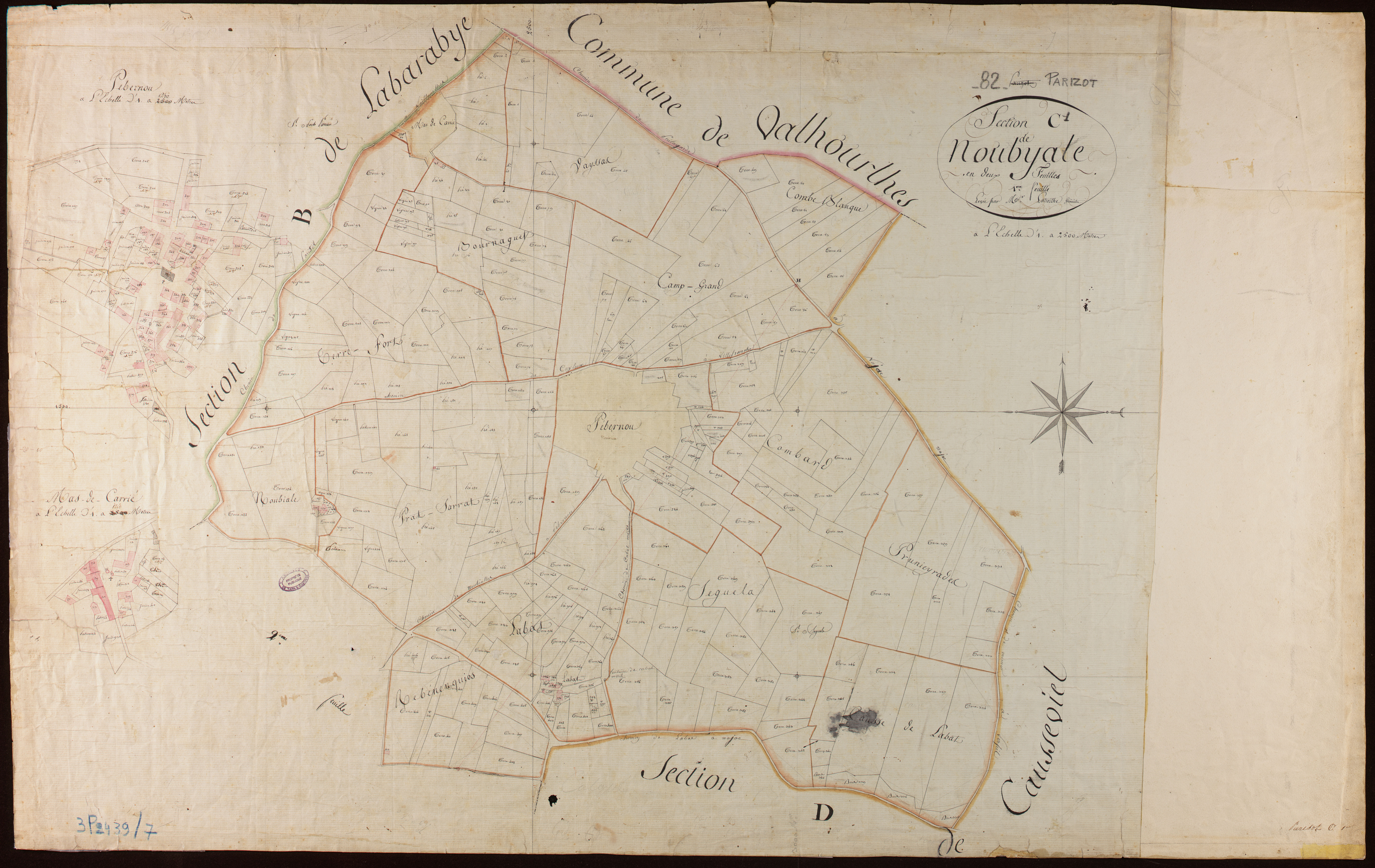 Parisot - Section C - Noubyale, 1ère feuille