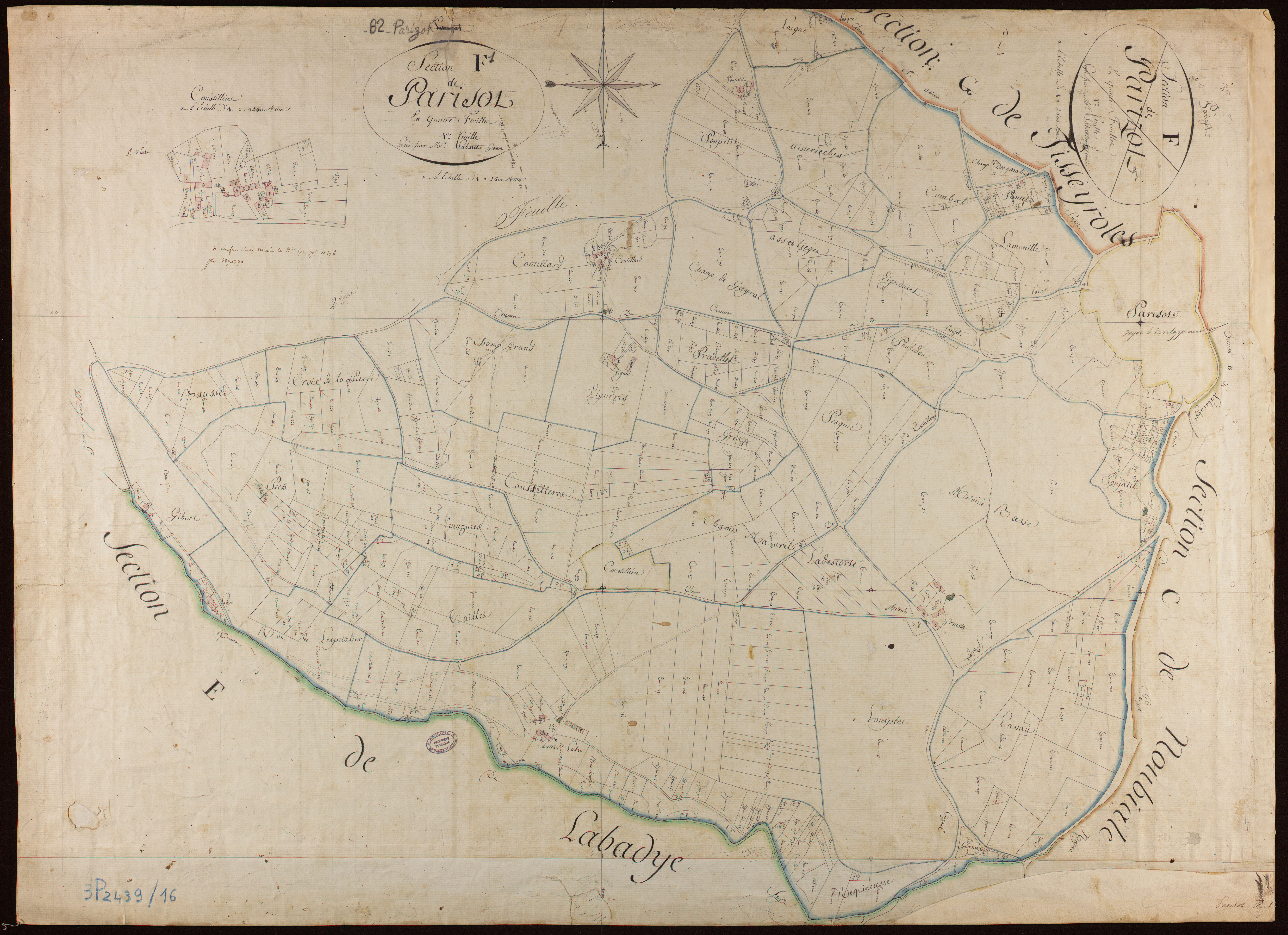 Parisot - Section F - Parisot, 1ère feuille