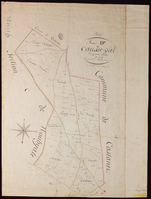 Parisot - Section D - Causse-Viel, 1ère feuille