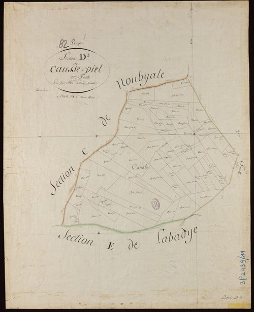 Parisot - Section D - Causse-Viel, 3e feuille