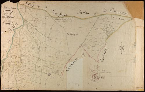 Parisot - Section E - Labadye, 1ère feuille