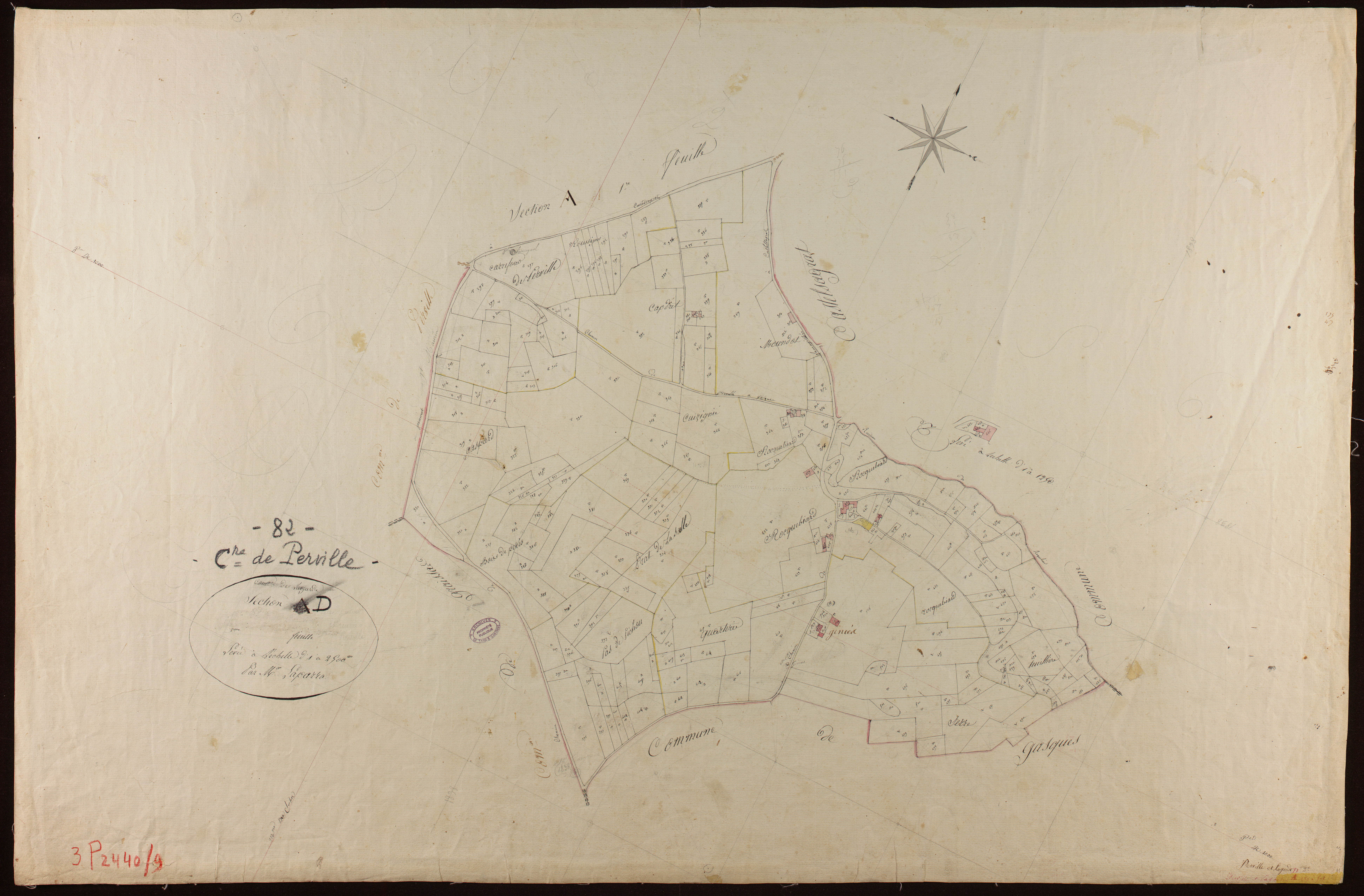 Perville - Section D - Lagarde, 2e feuille