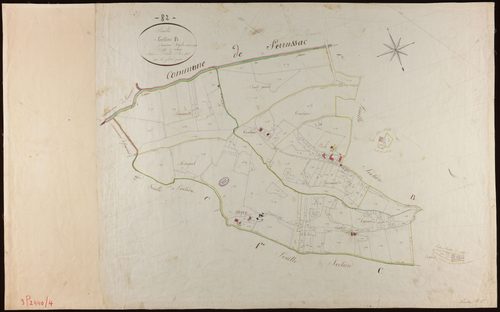 Perville - Section B - Le Village, 2e feuille