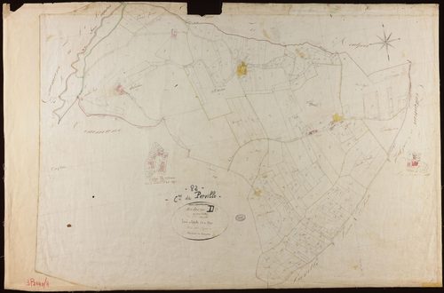 Perville - Section D - Lagarde, 1ère feuille