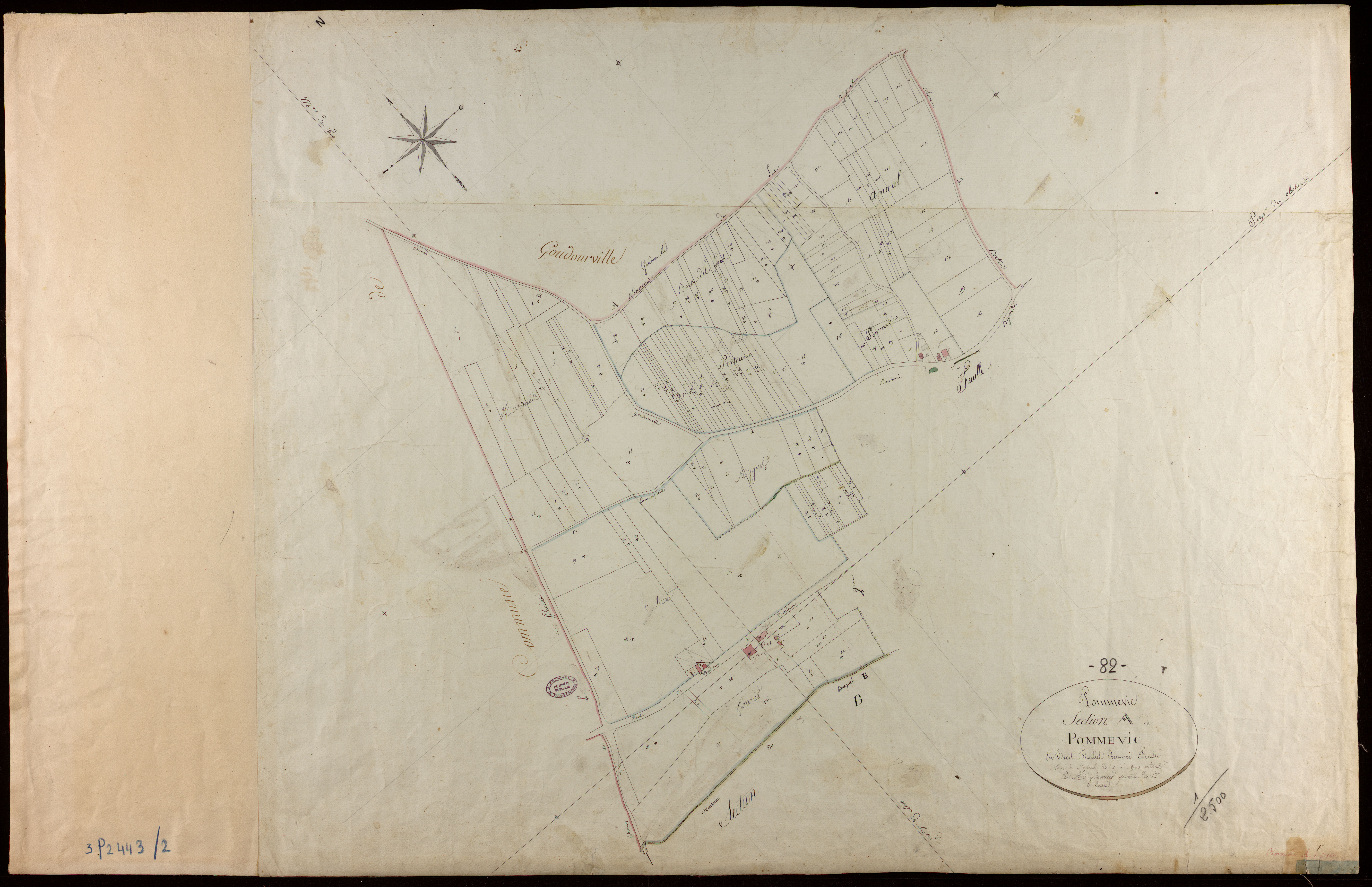 Pommevic - Section A - Pommevic, 1ère feuille