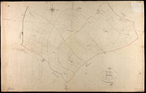 Pommevic - Section B - Les Bordes, 1ère feuille