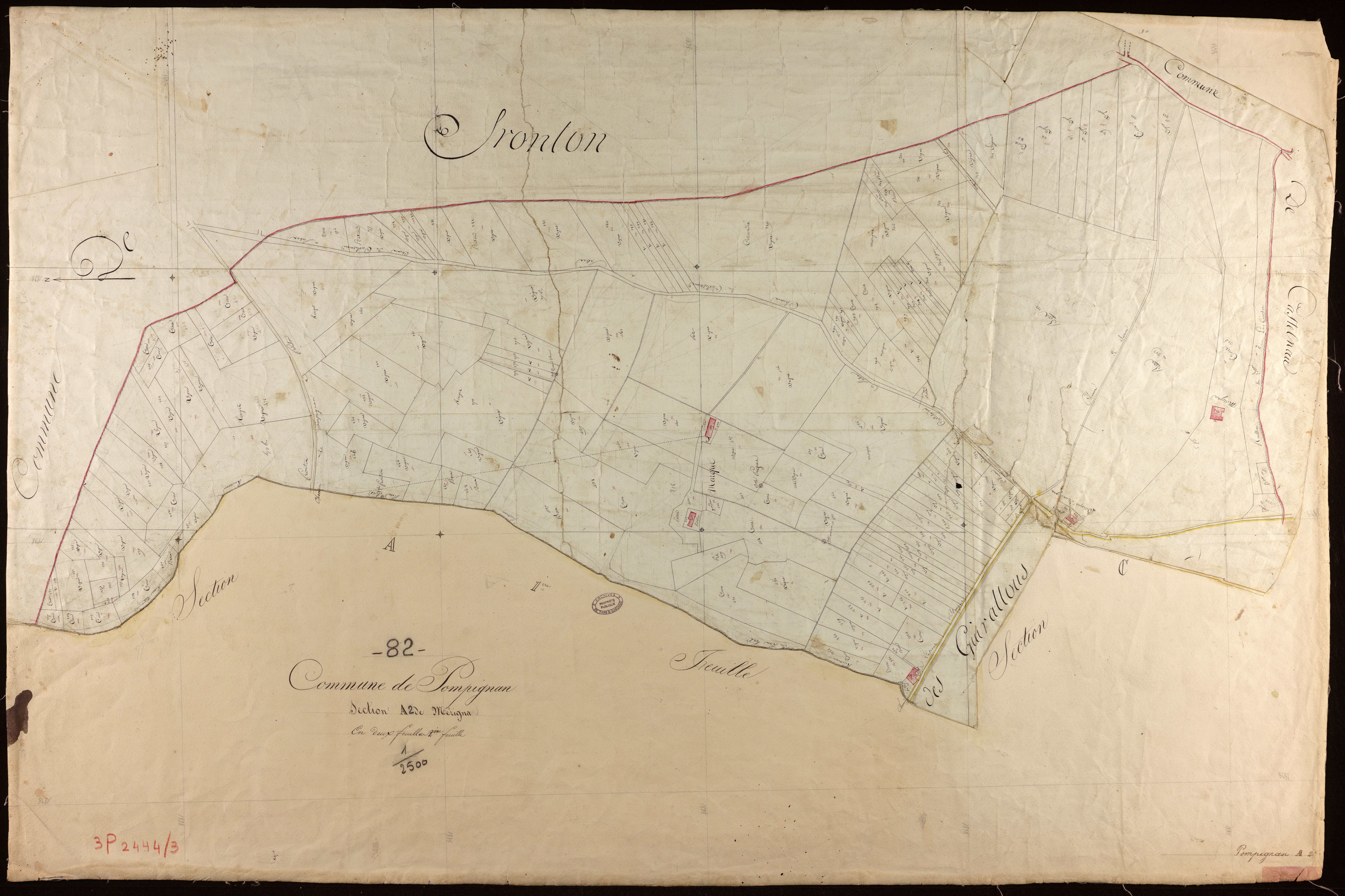 Pompignan - Section A - Mérigna, 2e feuille