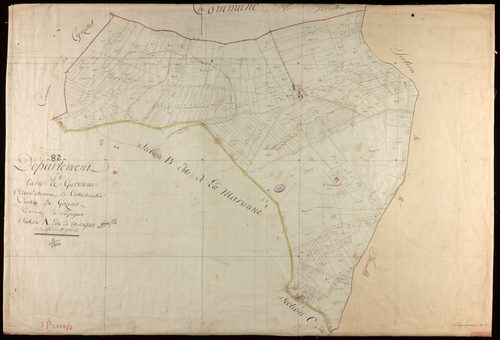 Pompignan - Section A - Mérigna, 1ère feuille