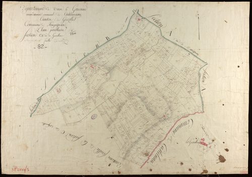 Pompignan - Section C - Les Guirallious, 1ère feuille