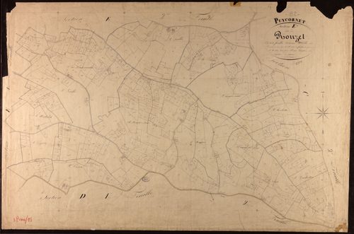 Puycornet - Section E - Rouzet, 3e feuille