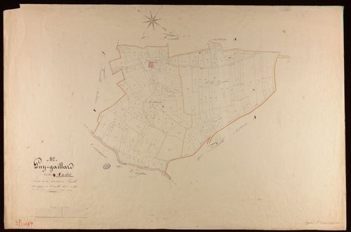Puygaillard-de-Quercy - Section A - Les Garrands et Rauly, 2e feuille : développement