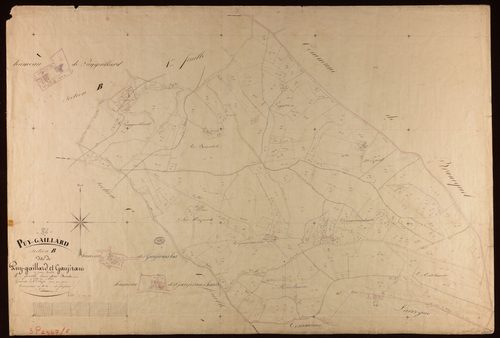 Puygaillard-de-Quercy - Section B - Puygaillard et Gaujirans, 2e feuille