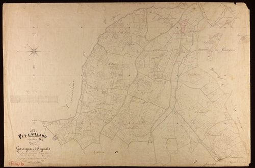 Puygaillard-de-Quercy - Section D - Les Garrigues et Rignats, 1ère feuille