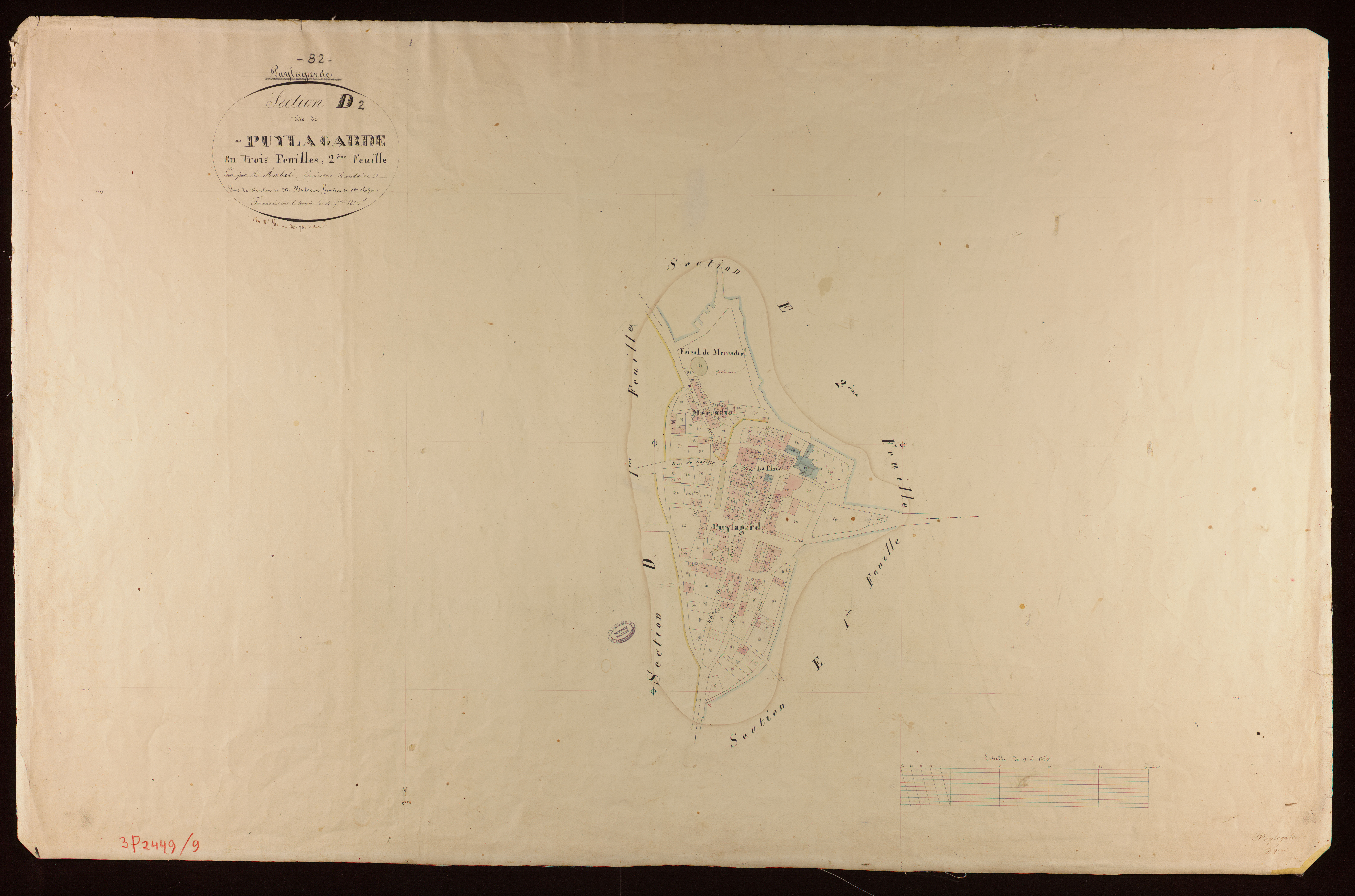 Puylagarde - Section D - Puylagarde, 2e feuille