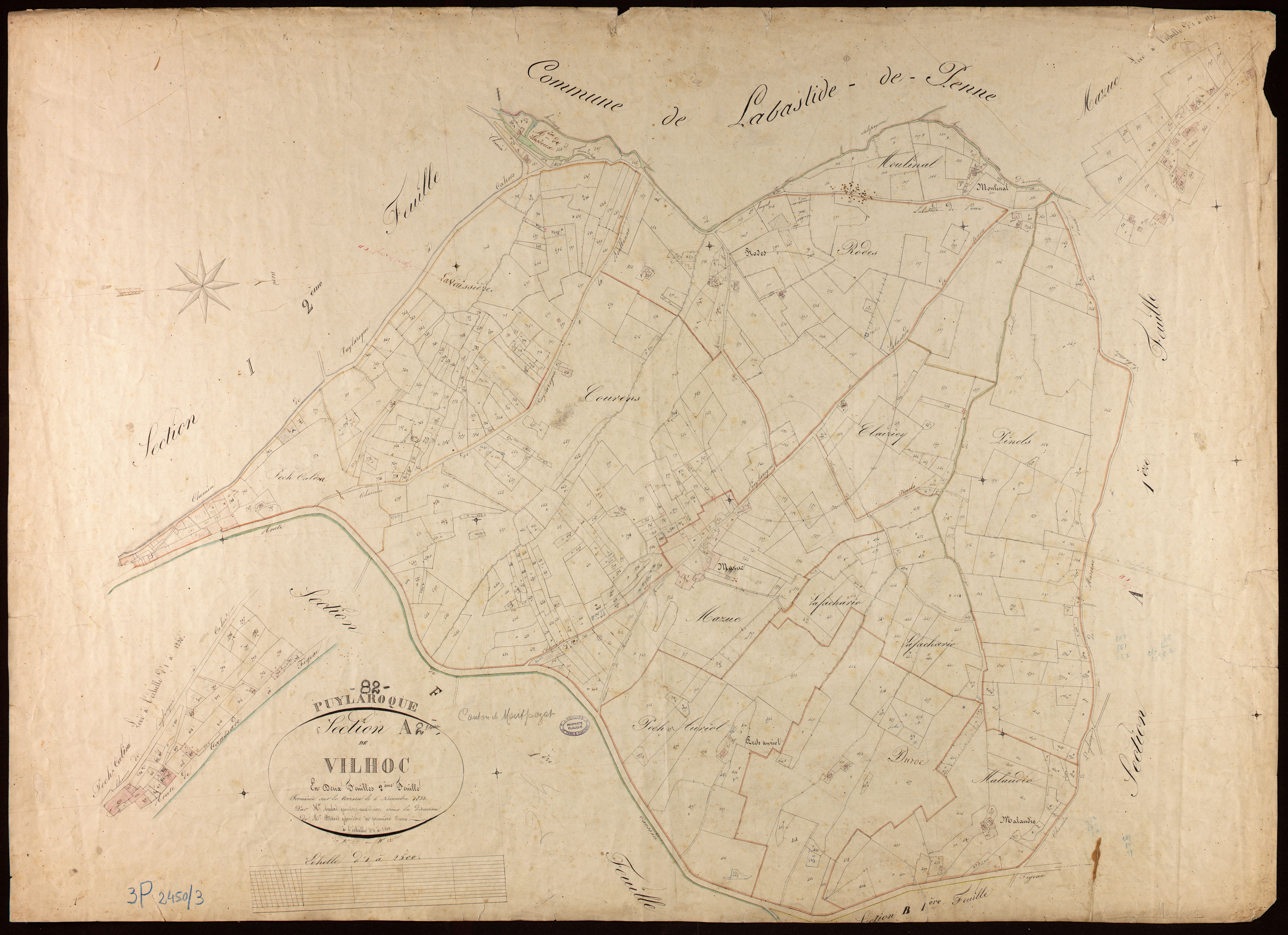 Puylaroque - Section A - Vilhoc, 2e feuille