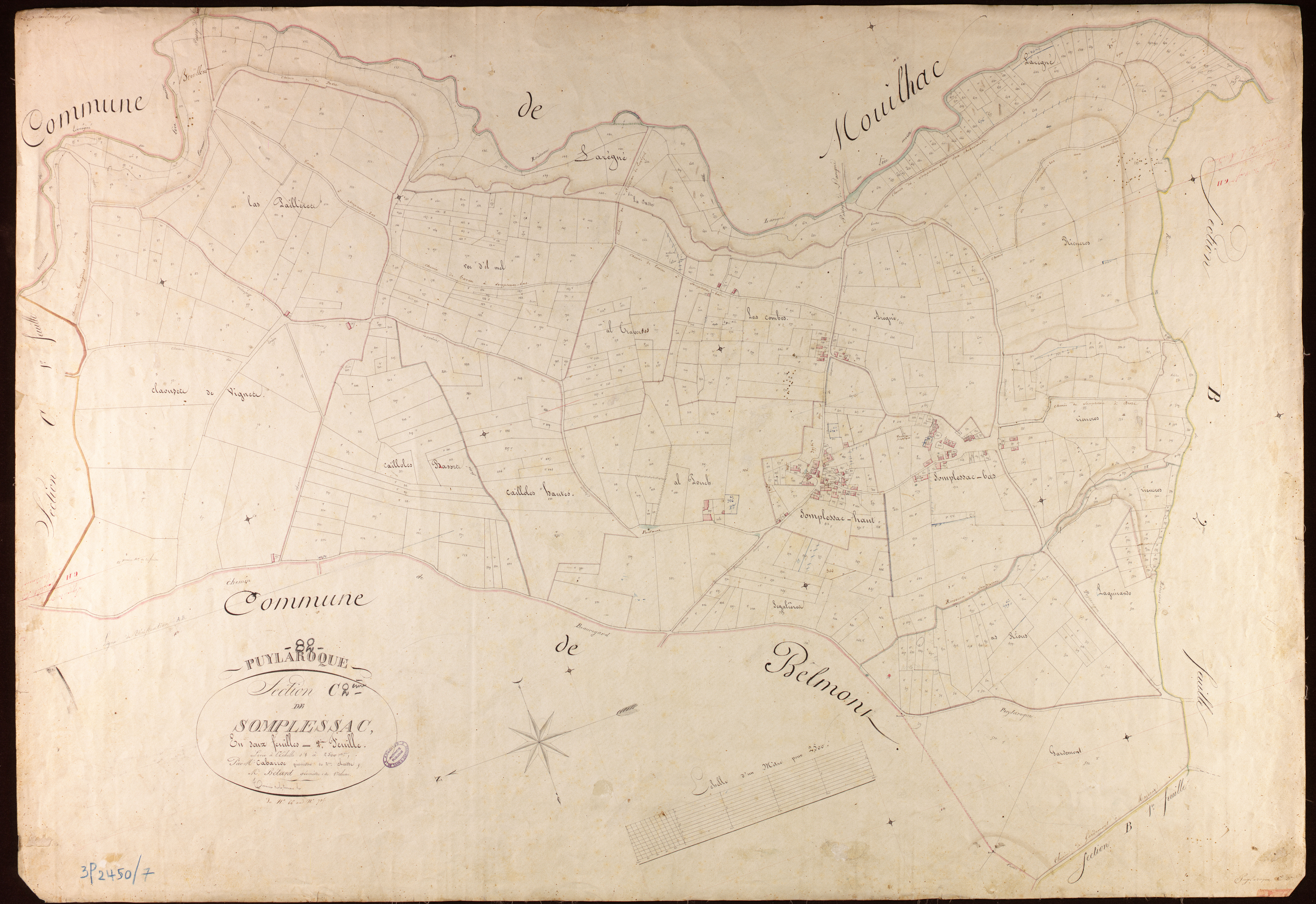 Puylaroque - Section C - Somplessac, 2e feuille