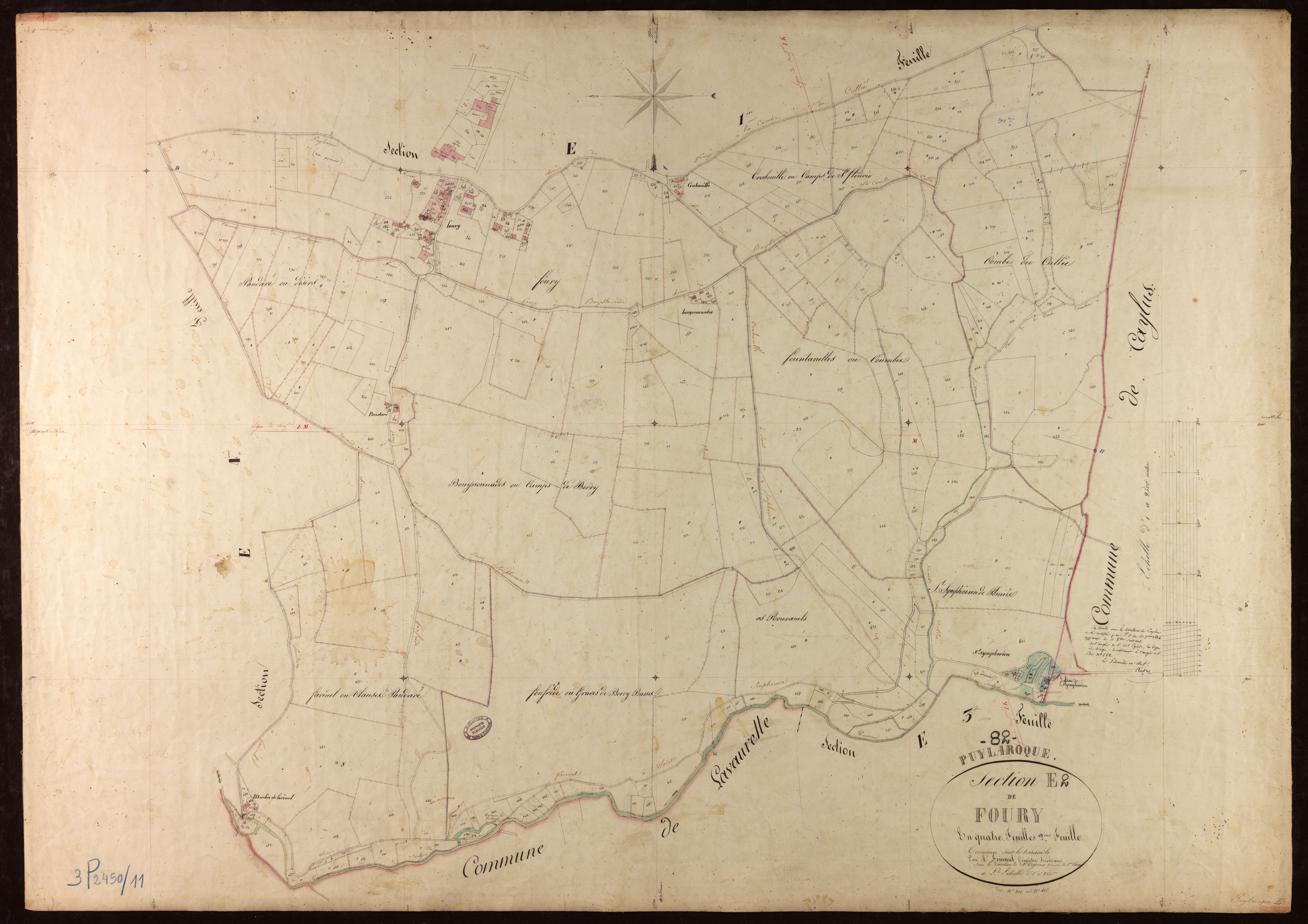 Puylaroque - Section E - Foury, 2e feuille