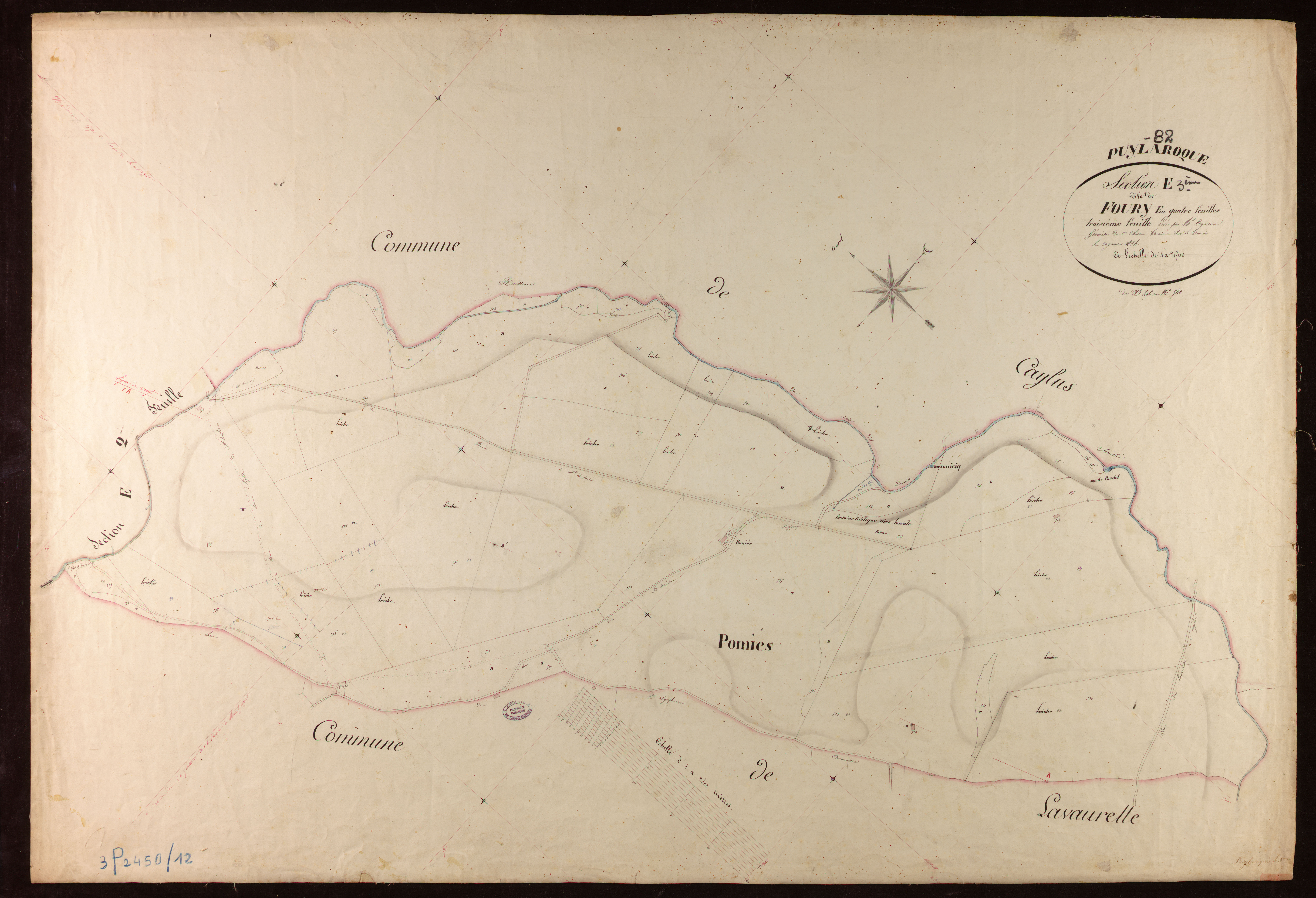Puylaroque - Section E - Foury, 3e feuille