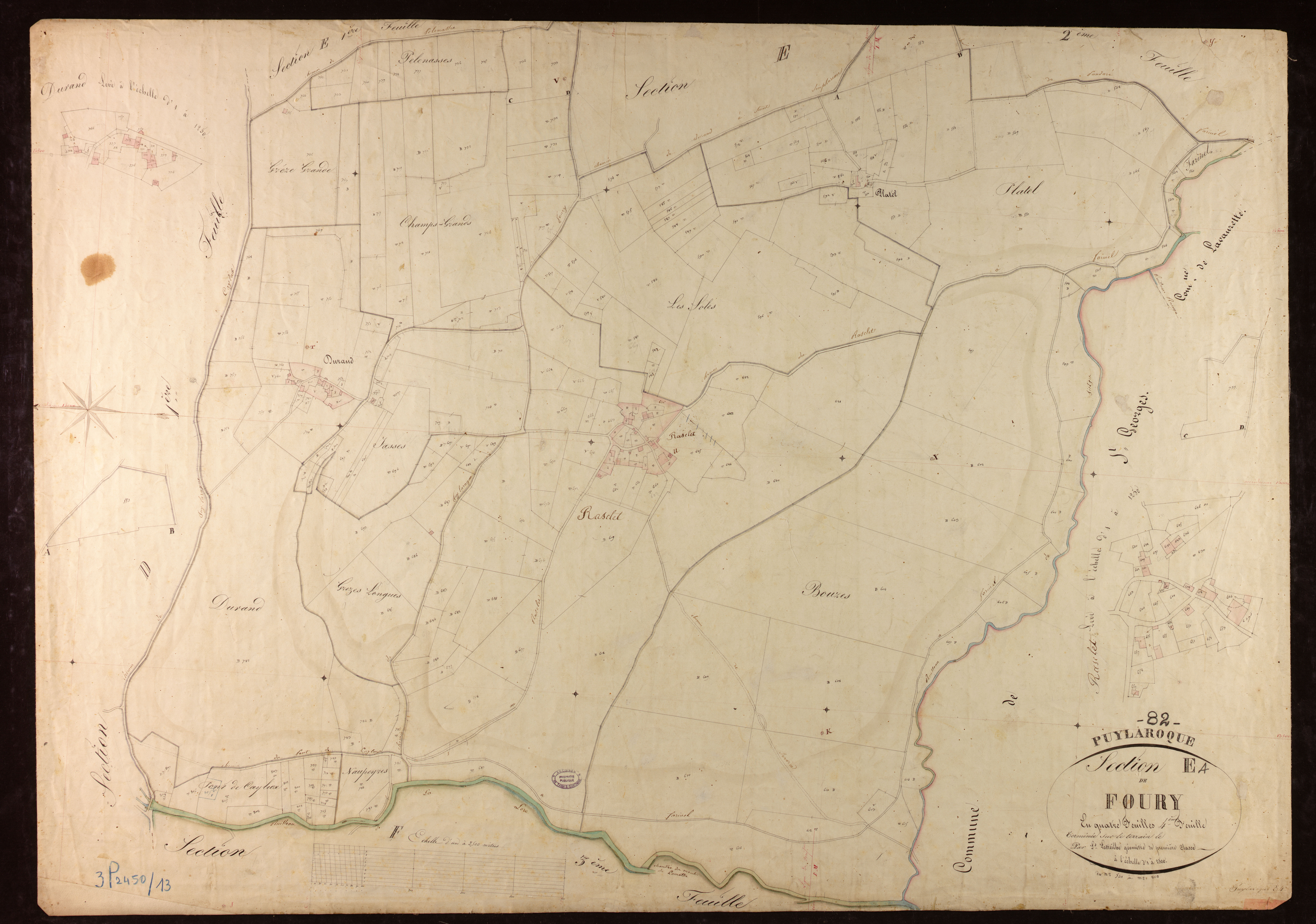 Puylaroque - Section E - Foury, 4e feuille