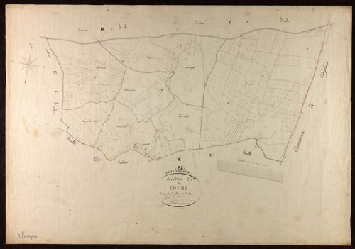 Puylaroque - Section E - Foury, 1ère feuille