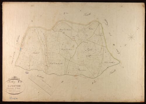 Puylaroque - Section F - Lamothe, 1ère feuille