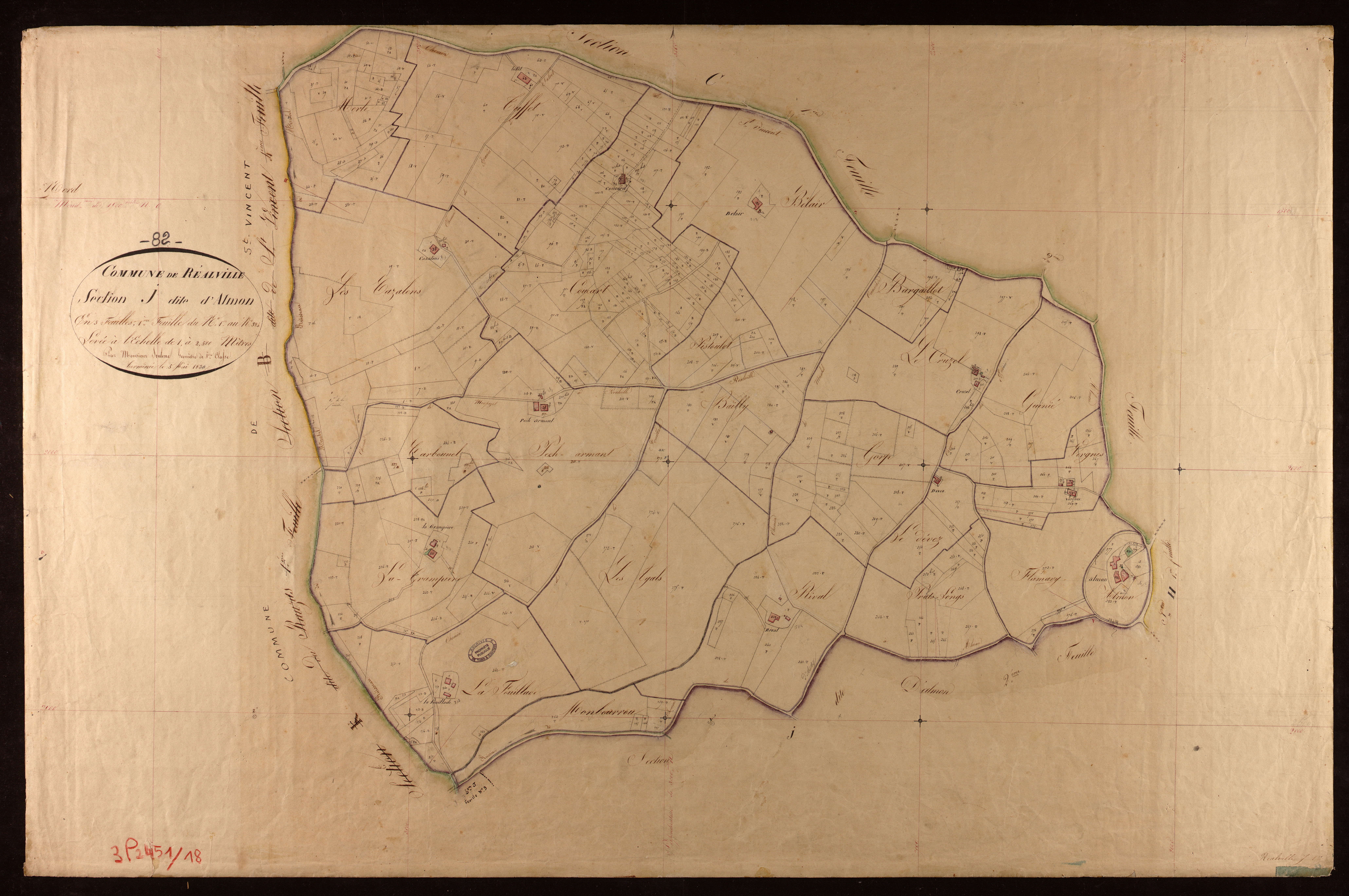 Réalville - Section I - Almon, 1ère feuille