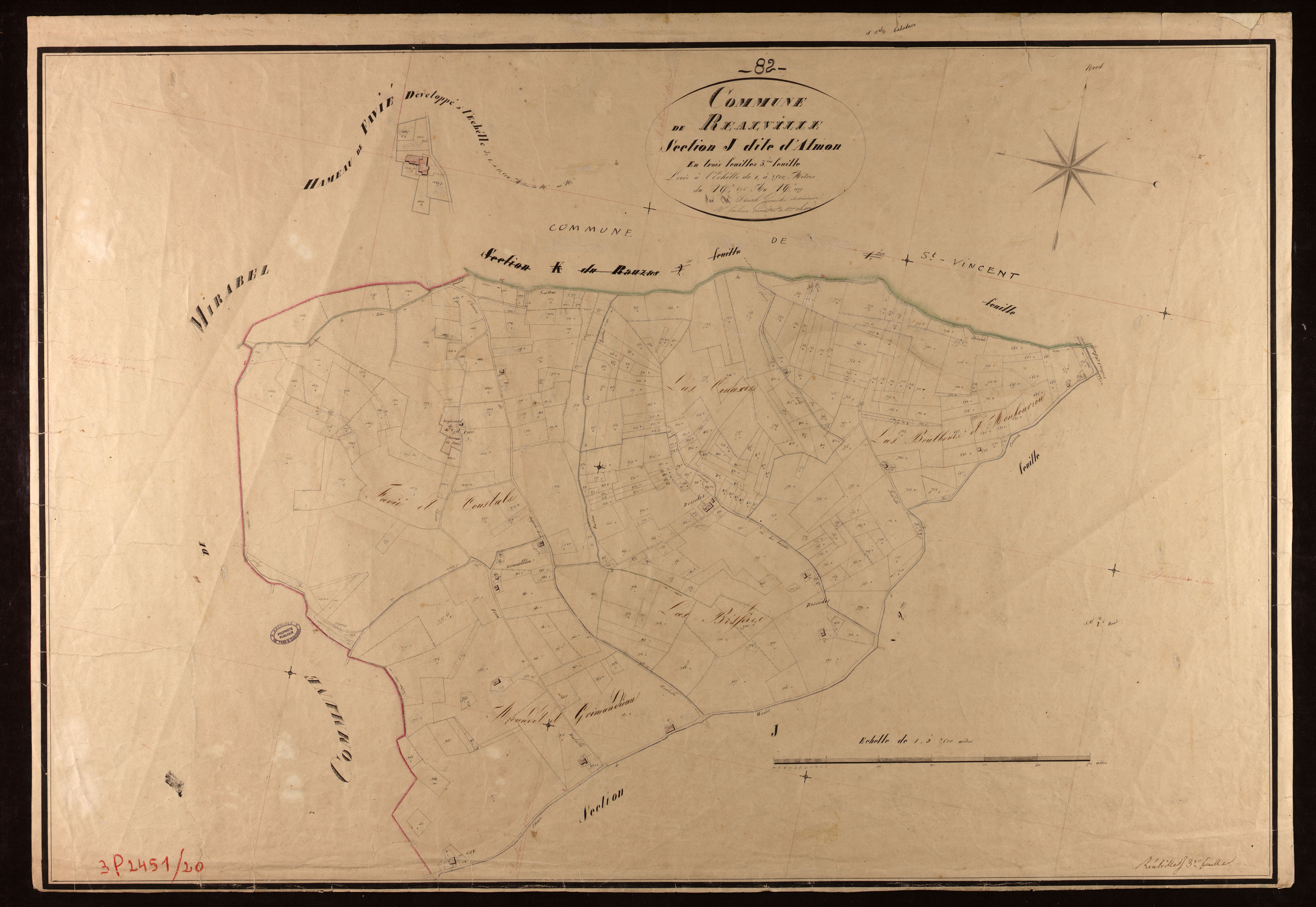 Réalville - Section I - Almon, 3e feuille