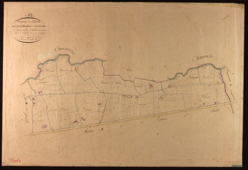 Réalville - Section D - Contines, 1ère feuille