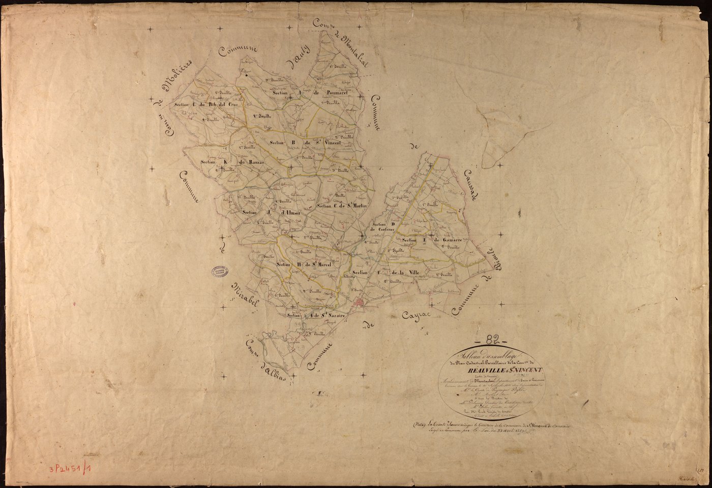 Réalville - Tableau d'assemblage