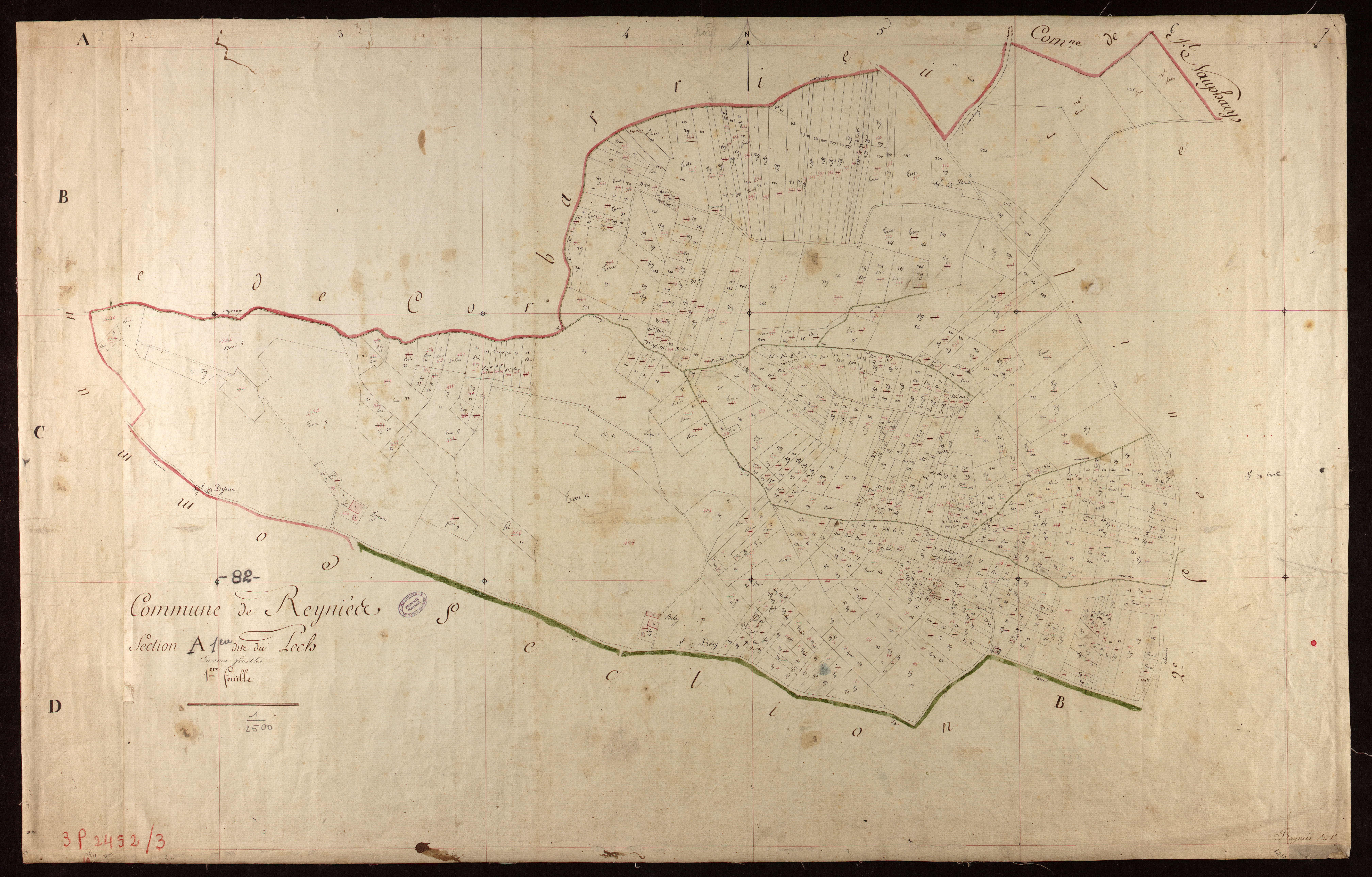 Reyniès - Section A - Le Pech, 1ère feuille