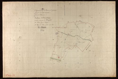 Reyniès - Tableau d'assemblage, 1ère feuille
