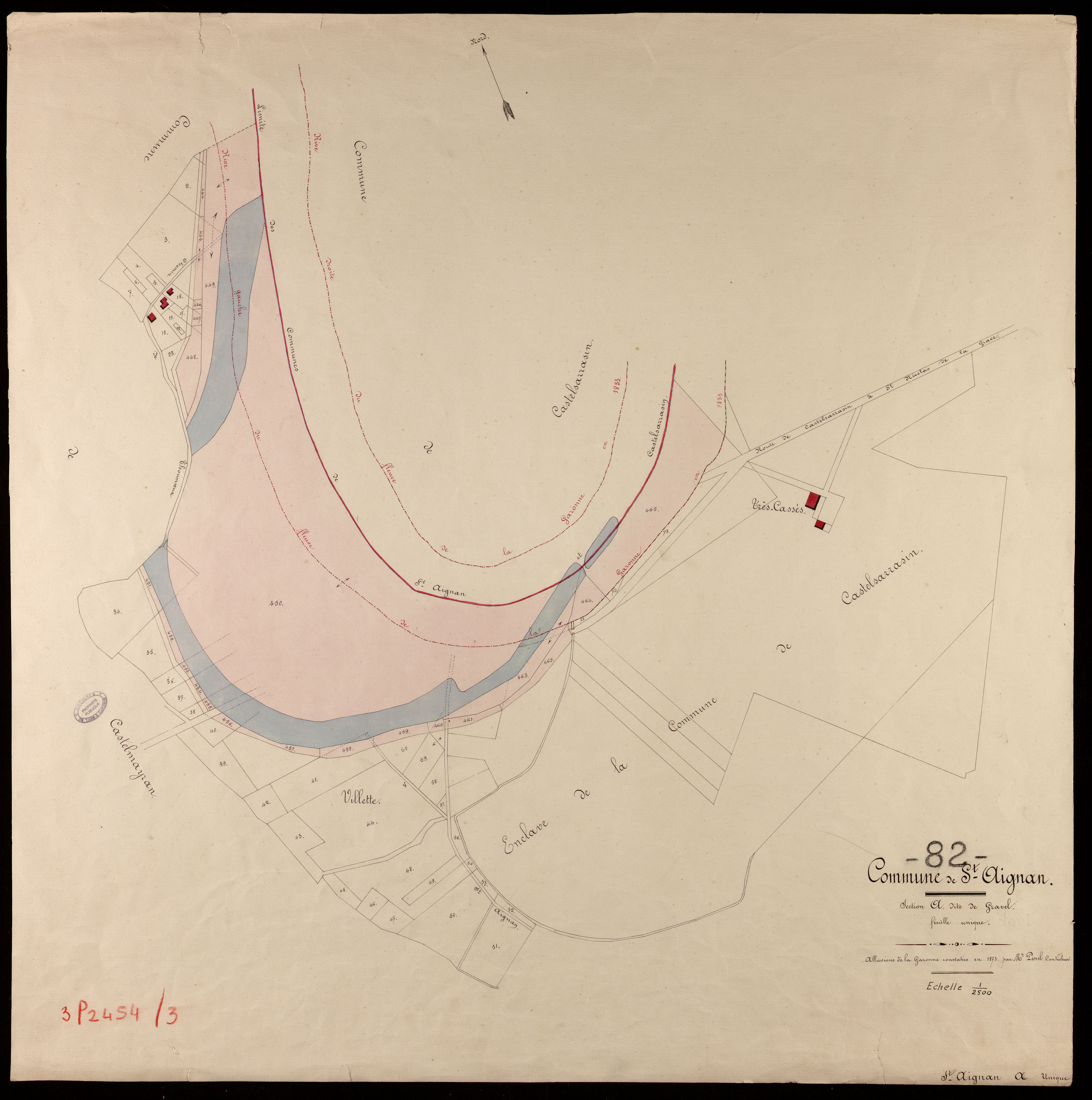 Saint-Aignan - Section A - Gravel : alluvions et corrosions