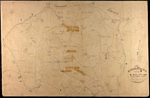 Saint-Amans-de-Pellagal - Section B - Saint-Avit et Lagarde, 1ère feuille